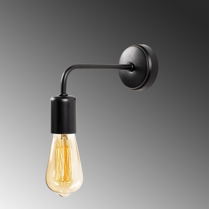 Opviq Denge - 3434 Lámpara de pared de hierro negra Opviq Denge - 3434 Lámpara de pared de hierro negra